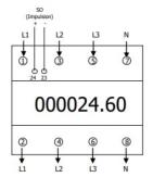 Compteur LCD modulaire tétra 80A