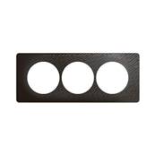 Plaque 3P Entr.57Mm Noir Meteore