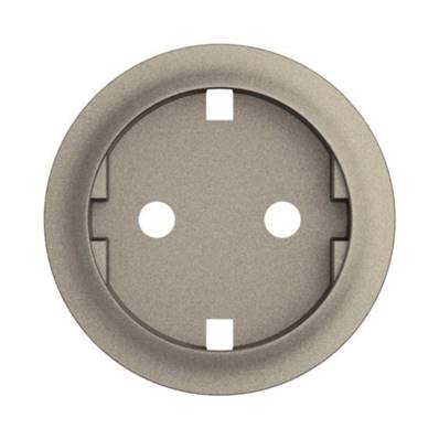 Enjoliveur 2P+T Schuko Titane