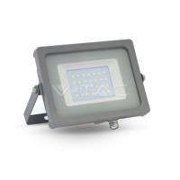 Projecteur LED 30 W chassis gris éclairage blanc neutre (4500° K)