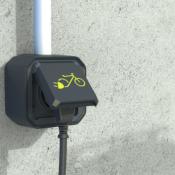 Prise de courant 2P+T pour recharge de vélos & 2 roues électriques