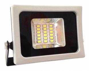 Projecteur LED 10 W chassis gris/noir éclairage blanc neutre (4500° K)