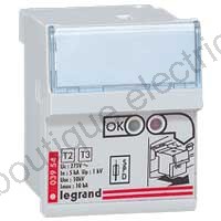 Legrand 412200 Parafoudre pour ligne téléphonique/ligne de communication 10  à 20kA -1 module