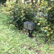 Piquet de jardin avec 2 prises 2P+T Plexo