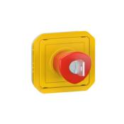 Coup de poing d'urgence à clé Plexo composable
