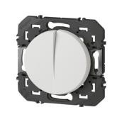 LEGRAND Dooxie double poussoir- Blanc