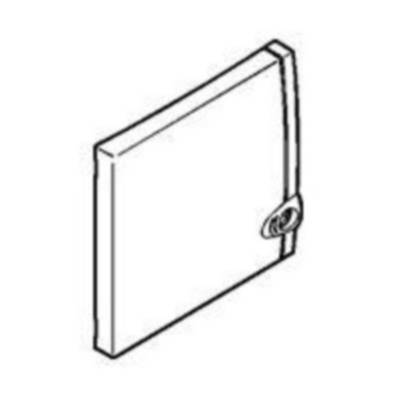 Porte opaque pour coff.8mod.