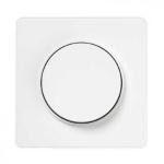 Odace Touch - plaque de finition 1 poste - Blanc RAL9003