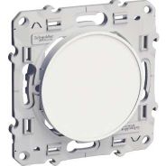 Odace - Obturateur blanc (RAL 9003) - Fixation par vis