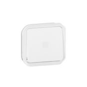 Interrupteur temporisé lumineux Plexo composable - Blanc