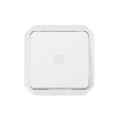 Interrupteur temporisé lumineux Plexo composable - Blanc