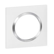 LEGRAND Dooxie plaque 1 poste liseré chrome