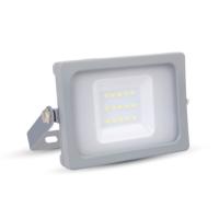 Projecteur LED 10 W chassis gris éclairage blanc froid (6000° K)