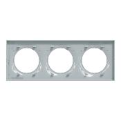 Odace Styl plaque Pierre 3 postes horizontaux ou verticaux entraxe 71mm