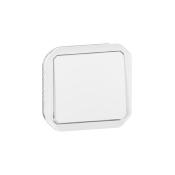 Poussoir Plexo 10A composable - Blanc