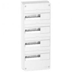 Resi9 - Coffret en saillie Blanc (RAL 9003)- 4 rangées de 13 modules