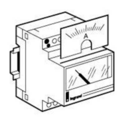 Cadran mesure amperemet. 0-50a