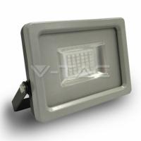 Projecteur LED 20 W chassis gris éclairage vert