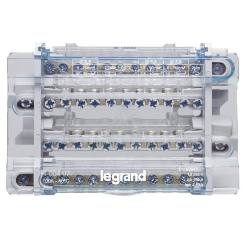 Répartiteur modulaire 4P 100A - 8 modules