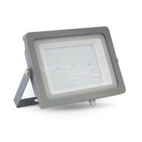 Projecteur LED 100 W chassis gris éclairage blanc chaud (3000° K)