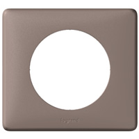 PLAQUE CÉLIANE - NEUTRE - 1 POSTE - TAUPE
