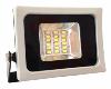 Projecteur LED 10 W chassis gris/noir éclairage blanc neutre (4500° K)