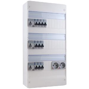Tableau électrique pré-équipé modulable LEGRAND DRIVIA 13 modules 3 rangées, raccordement auto