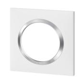 LEGRAND Dooxie plaque 1 poste liseré chrome