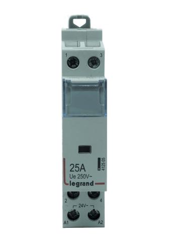 Contacteur de puissance CX³ bobine 24V - 2P 250V - 25A - contact 2F