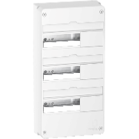 Resi9 - Coffret en saillie Blanc (RAL 9003)- 3 rangées de 13 modules