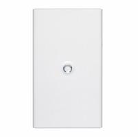 Porte opaque pour coffret 4 rangées 18 modules