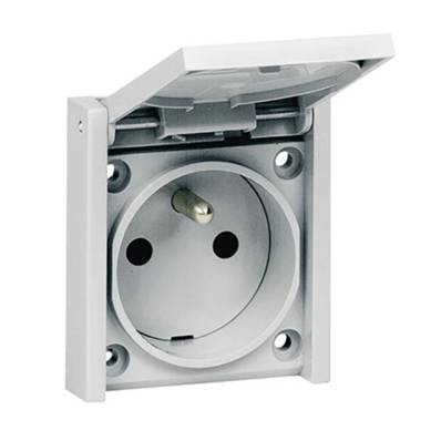 Socle plexo 2P+T 10/16a250v